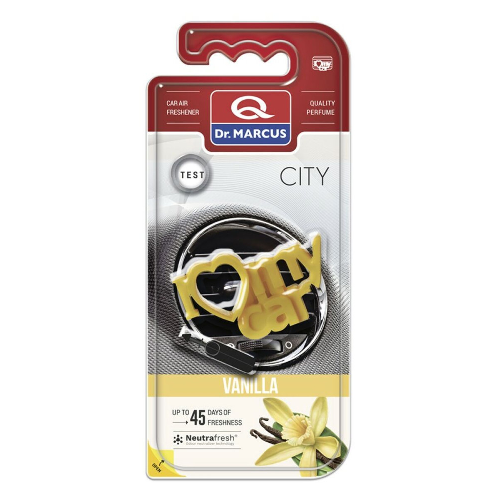 Car Air Freshener Dr Marcus City Vanilla Plastic Fragrance