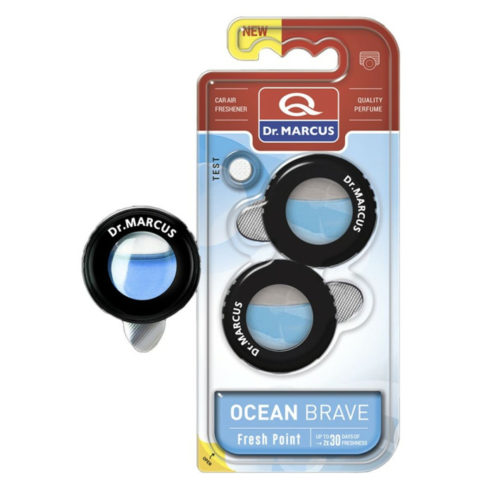 Car Air Freshener Dr Marcus FRESH POINT OCEAN BRAVE Ocean 2,5 ml Plastic (2 Units)