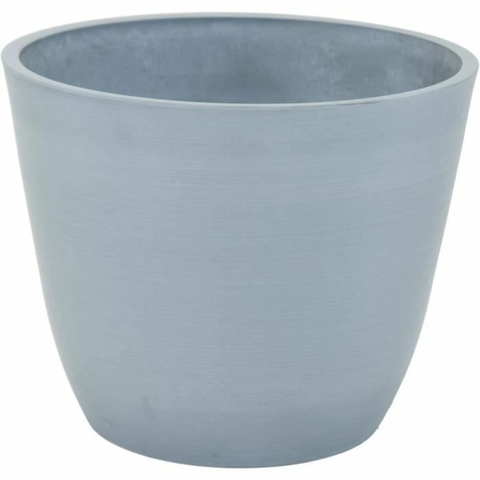 Plant pot Mega Collections Ecostone Egg Grey Plastic Recycled 54 x 40 x 54 cm 53 x 40 cm
