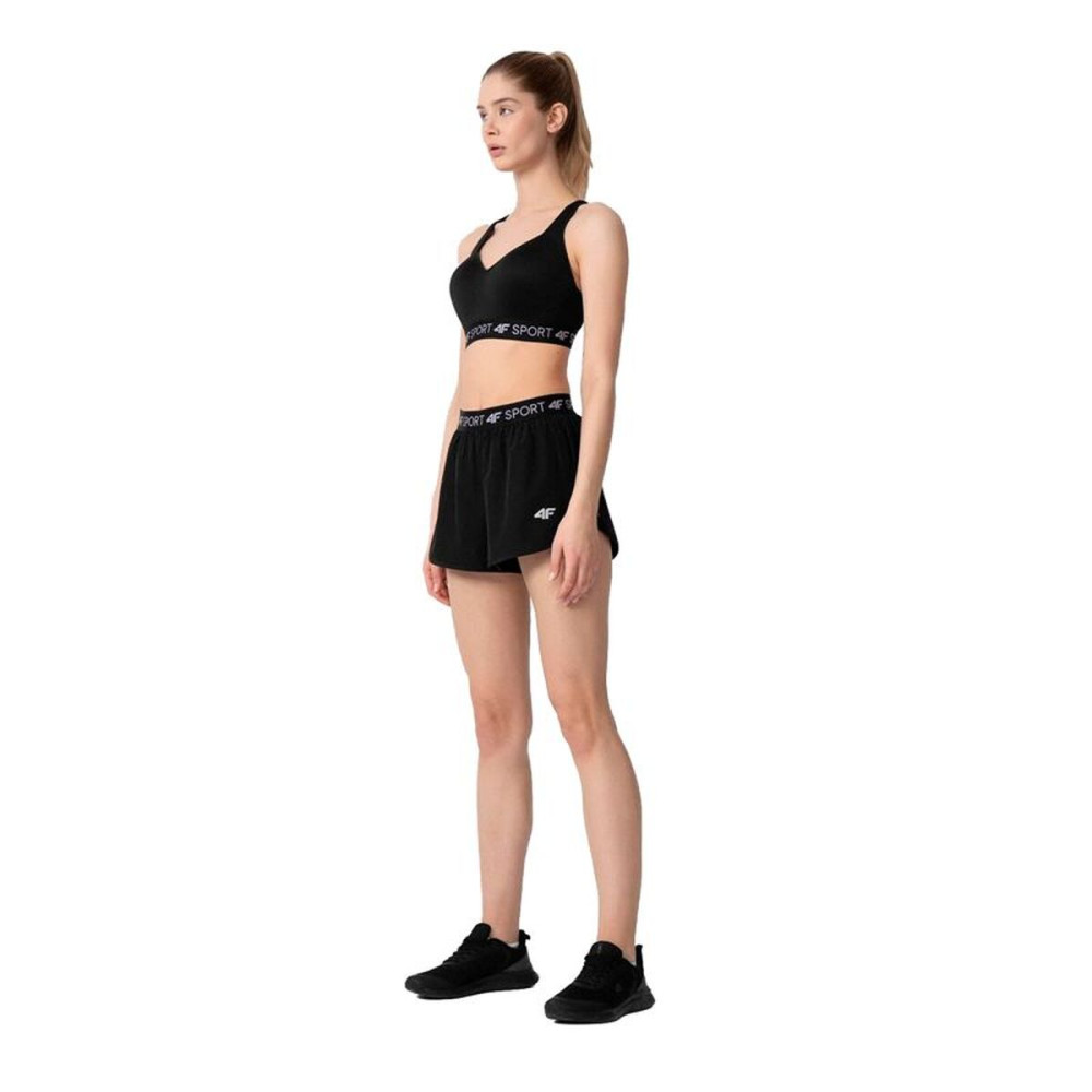 Sports Shorts for Women 4F 4F Quick-Drying Black