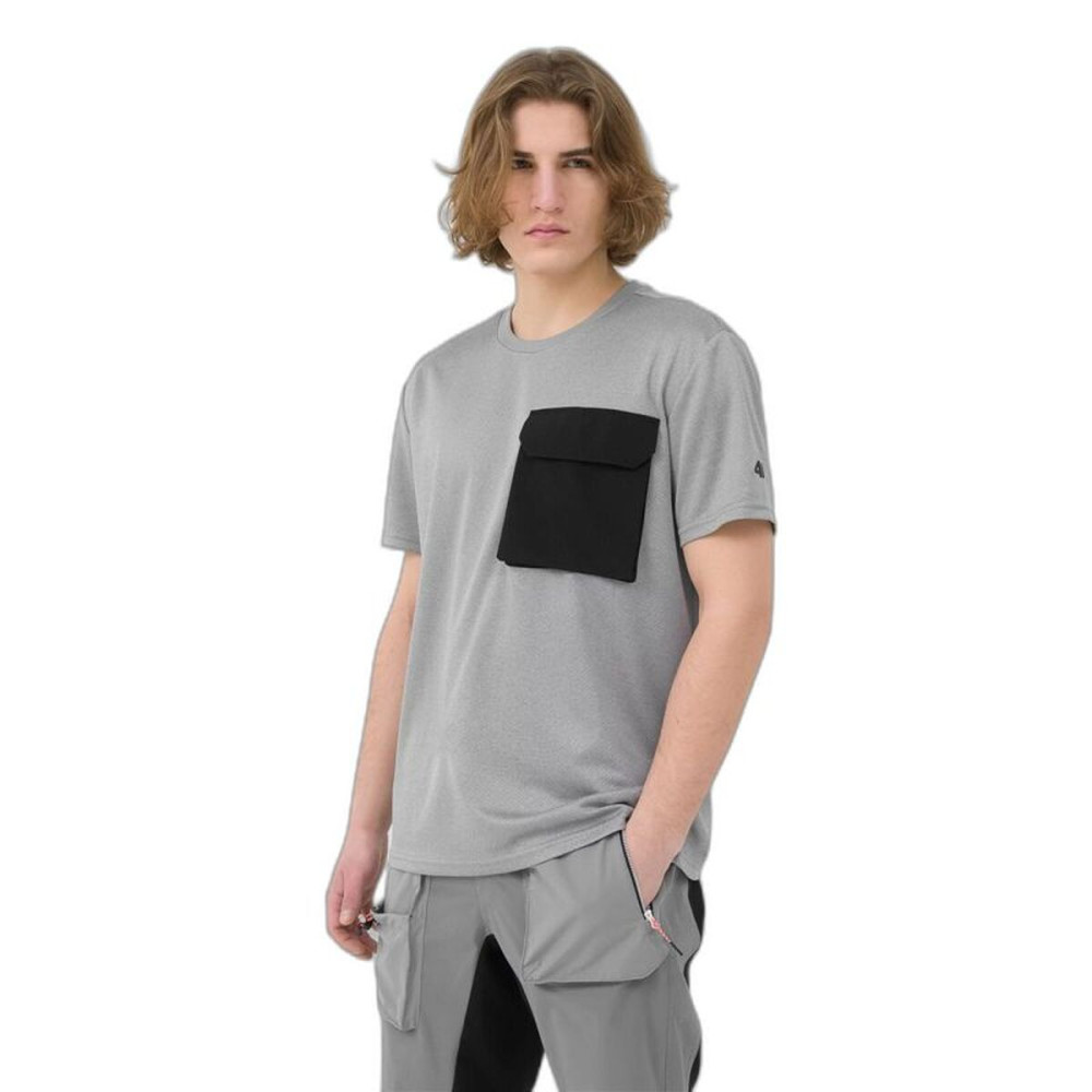 Short Sleeve T-Shirt 4F Fnk M200 Grey