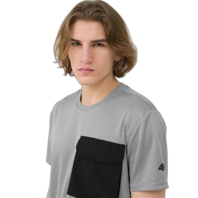 Short Sleeve T-Shirt 4F Fnk M200 Grey