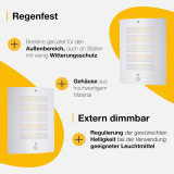 Wall Light Brilliant White Metal Plastic 15 W 60 W E27