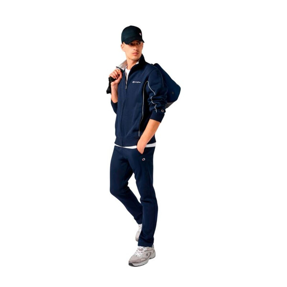 Tracksuit for Adults Champion Navy Blue Men