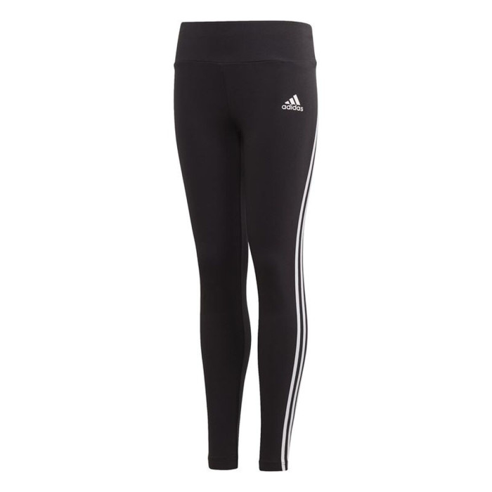Sports Leggings for Children Adidas Cotton 3 Bandas Girl Black