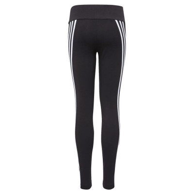 Sports Leggings for Children Adidas Cotton 3 Bandas Girl Black