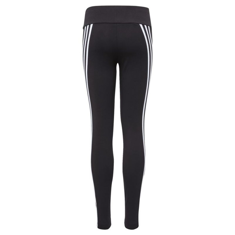 Sports Leggings for Children Adidas Cotton 3 Bandas Girl Black