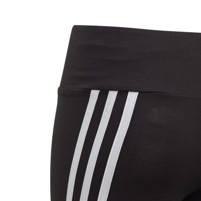 Sports Leggings for Children Adidas Cotton 3 Bandas Girl Black