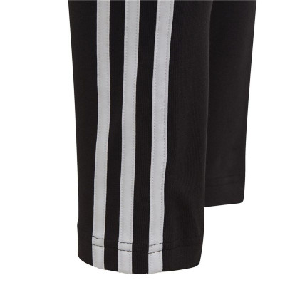 Sports Leggings for Children Adidas Cotton 3 Bandas Girl Black