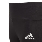 Sports Leggings for Children Adidas Cotton 3 Bandas Girl Black