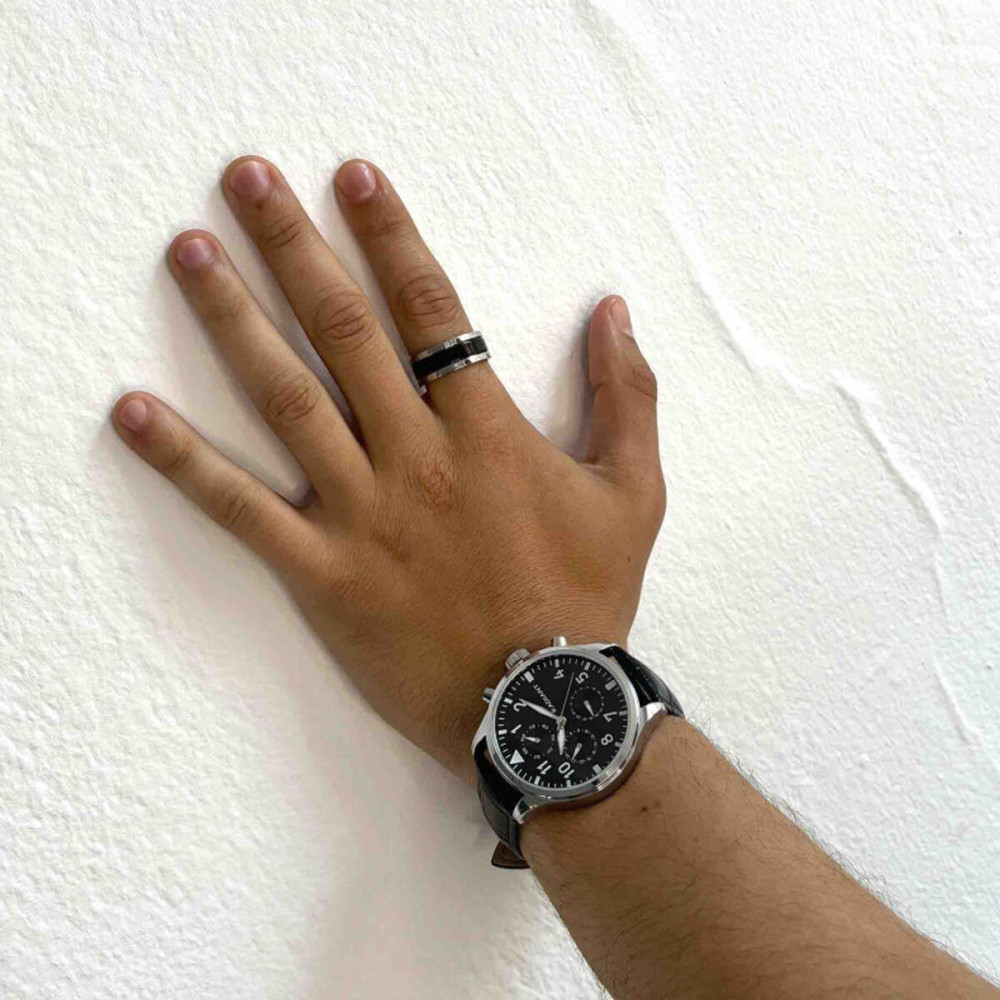 Ladies' Ring Radiant RH000141-22 Silver Black 22