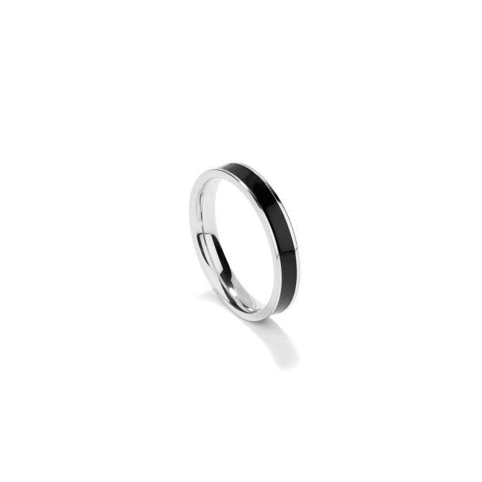 Ladies' Ring Radiant RH000138-24 Silver Black 24