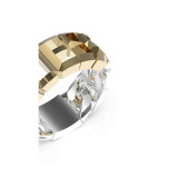 Ladies' Ring Guess JUMR03206JWYGST62 22 Silver Golden