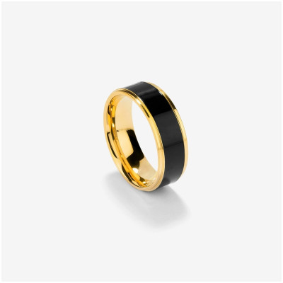 Men's Ring Radiant RH000137-24 24 Black Golden