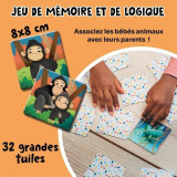 Educational Game Adventerra Memo Ecológico Animales en Peligro