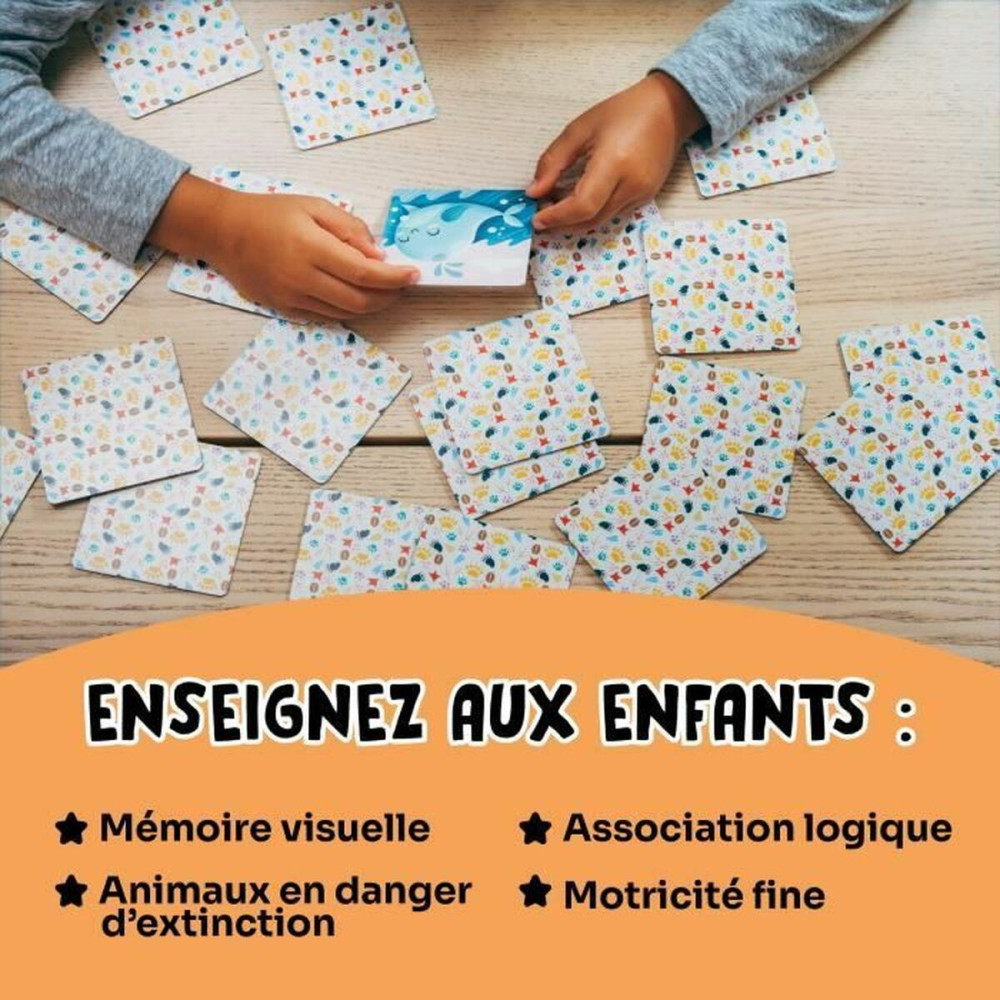 Educational Game Adventerra Memo Ecológico Animales en Peligro