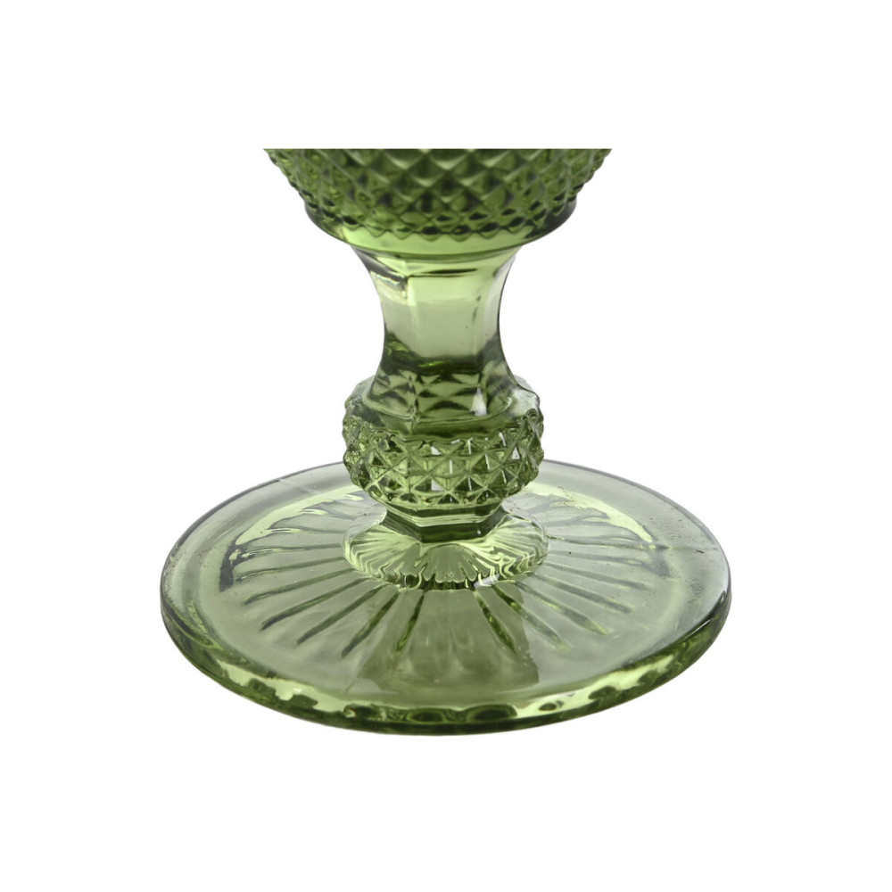 Set of cups DKD Home Decor Green Crystal 240 ml