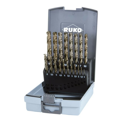 Spool set RUKO High speed steel (HSS) Case DIN 338 25 Pieces (25 Units)