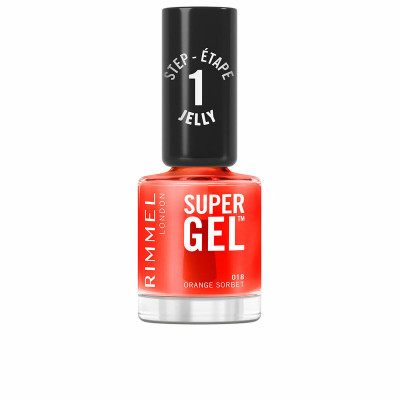 Nail polish Rimmel London RL SUPER GEL Nº 18-Orange Sorbet 12 ml