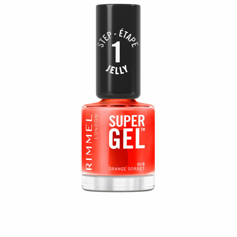 Nail polish Rimmel London RL SUPER GEL Nº 18-Orange Sorbet 12 ml