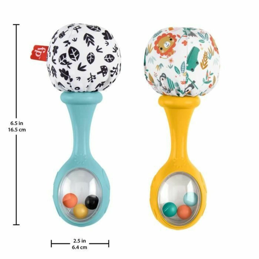 Rattle Fisher-Price MES PREMIERES MARACAS 2 Pieces