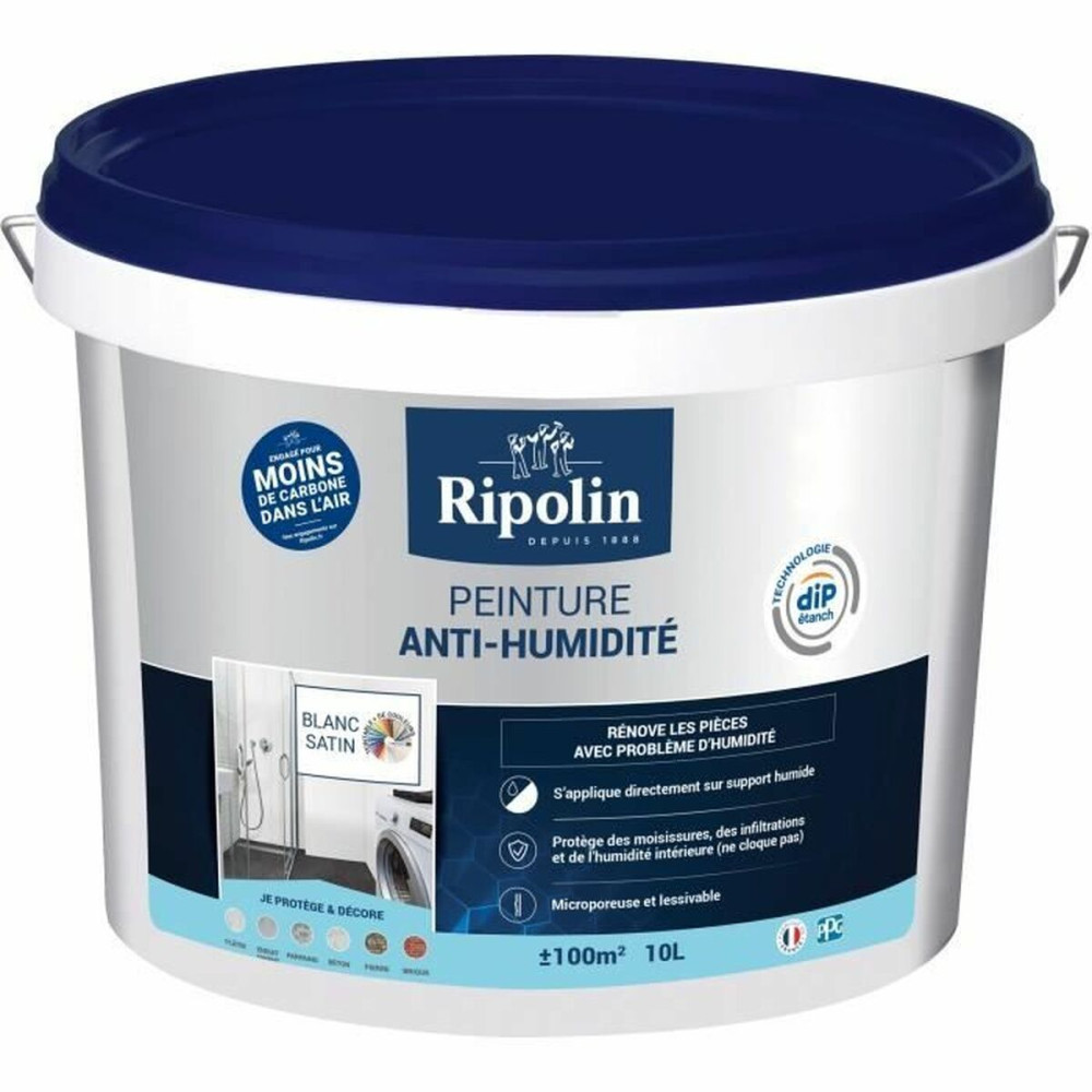 Primer Paint Ripolin White Satin finish 10 L
