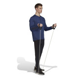 Men’s Short Sleeve T-Shirt Adidas 1/4-Zip Dark blue