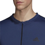 Men’s Short Sleeve T-Shirt Adidas 1/4-Zip Dark blue