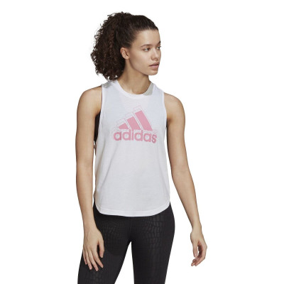 Tank Top Women Adidas AEROREADY  White