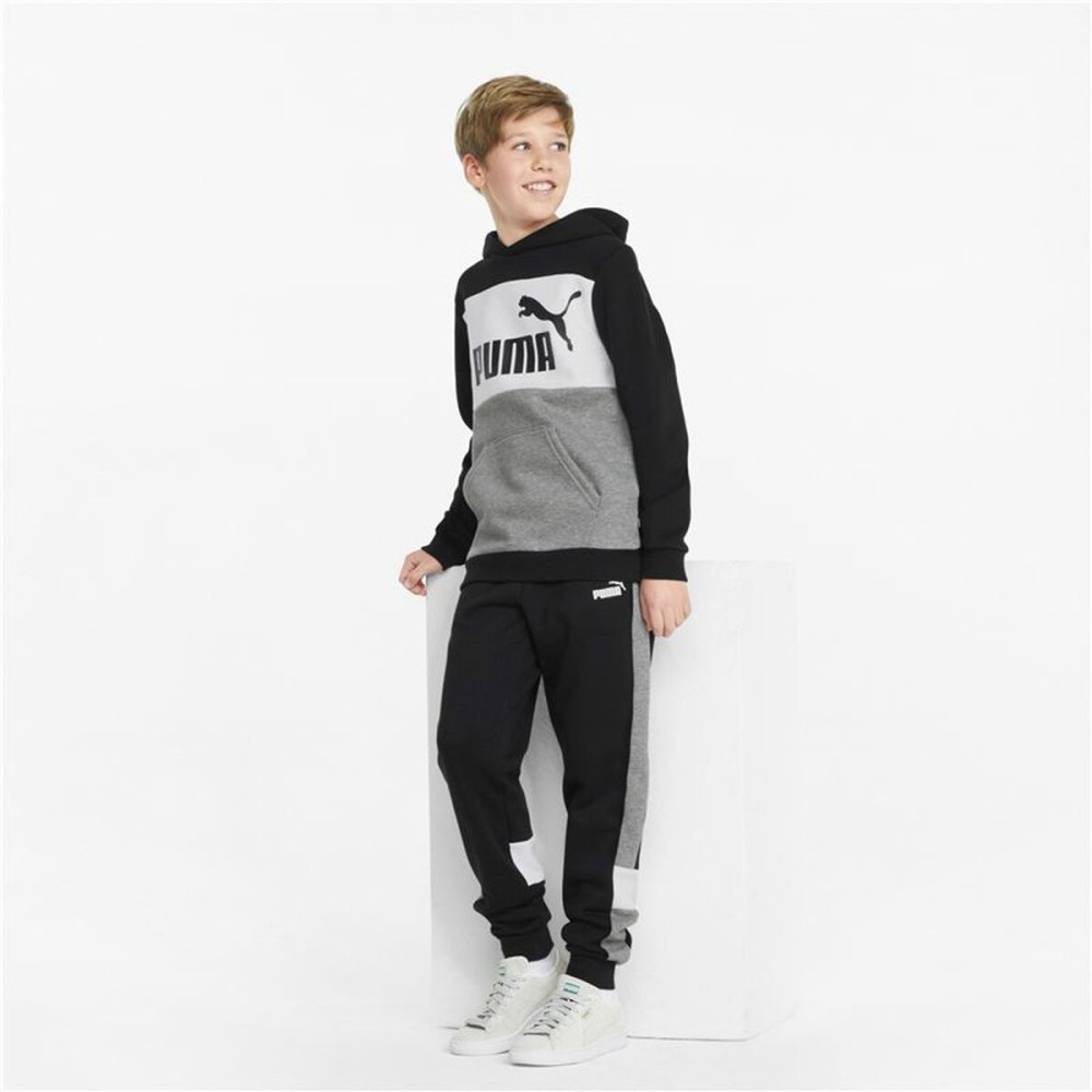 Long Sports Trousers Puma Ess Block Black