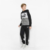 Long Sports Trousers Puma Ess Block Black