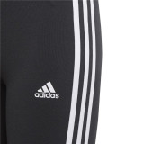 Sports Leggings for Children Adidas Essentials 3 Bandas Black