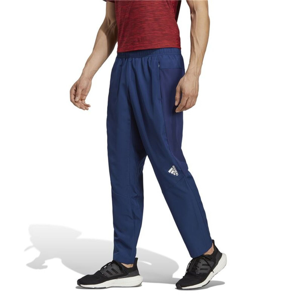 Long Sports Trousers Adidas Designed For Movement Blue Men