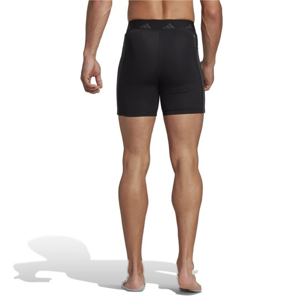 Sports Leggings for Men Adidas Hyperglam Techfit Black