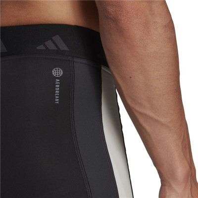 Sports Leggings for Men Adidas Hyperglam Techfit Black