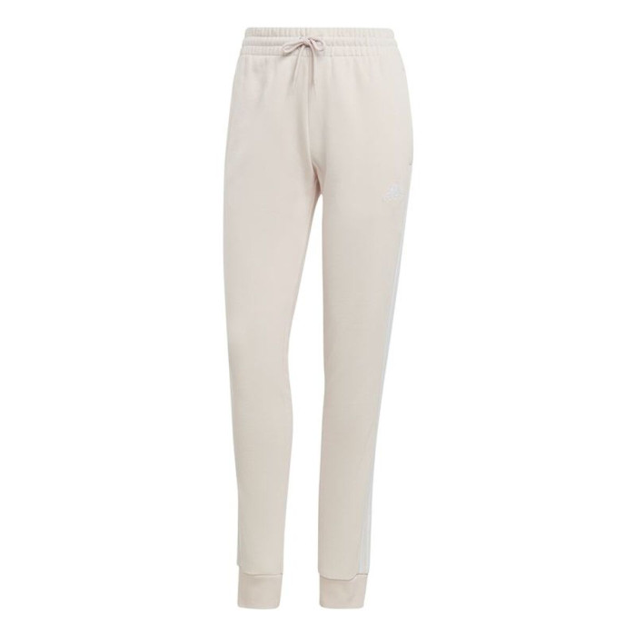 Long Sports Trousers Adidas Essentials 3S Beige Lady