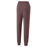 Long Sports Trousers Puma ESS+ Embroidery High-W Brown Lady