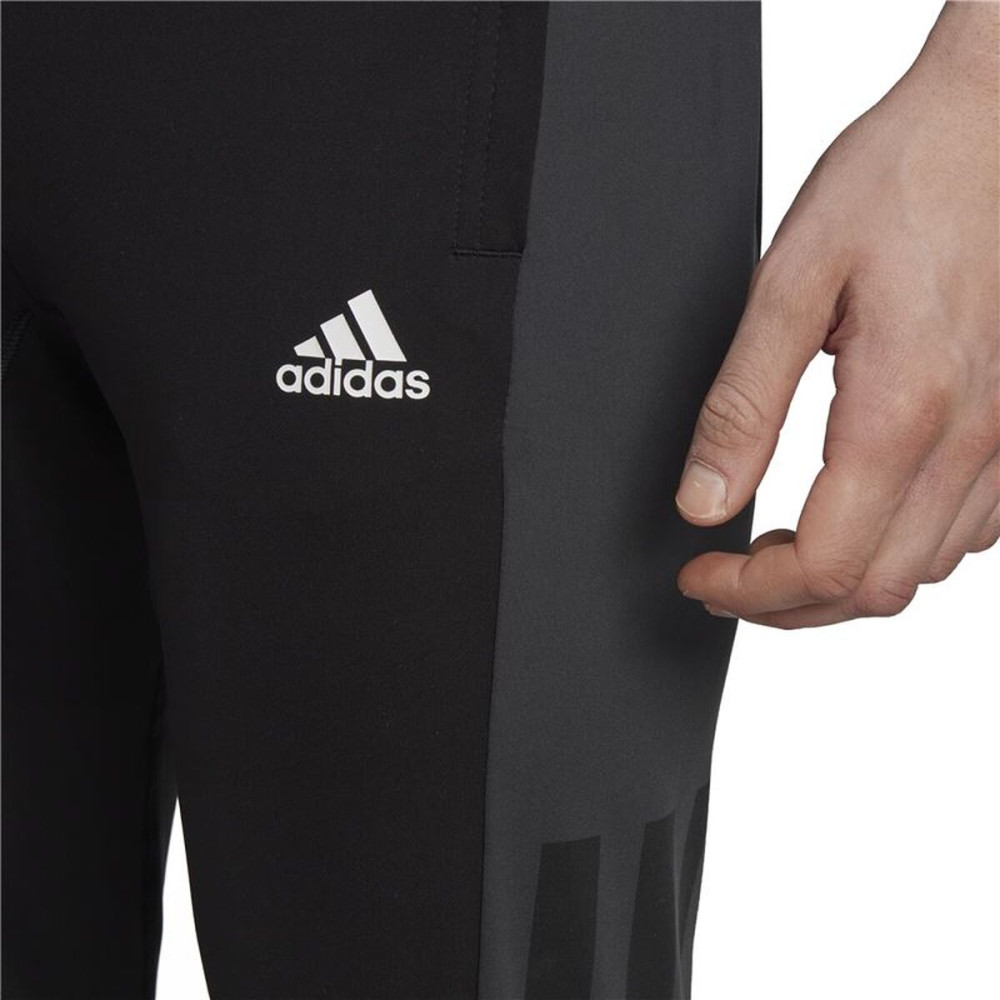 Long Sports Trousers Adidas Colorblock Black Men