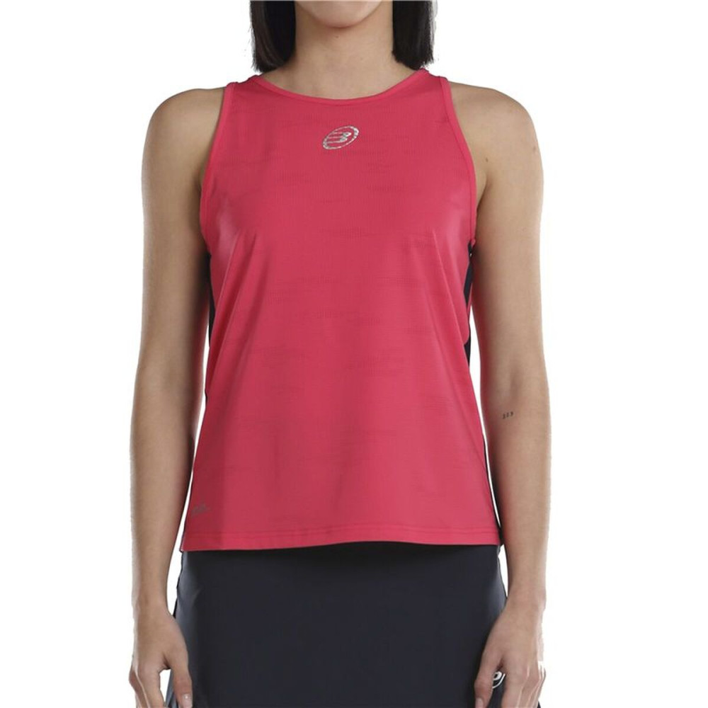 Women's Sleeveless T-shirt Bullpadel Unase Crimson Red