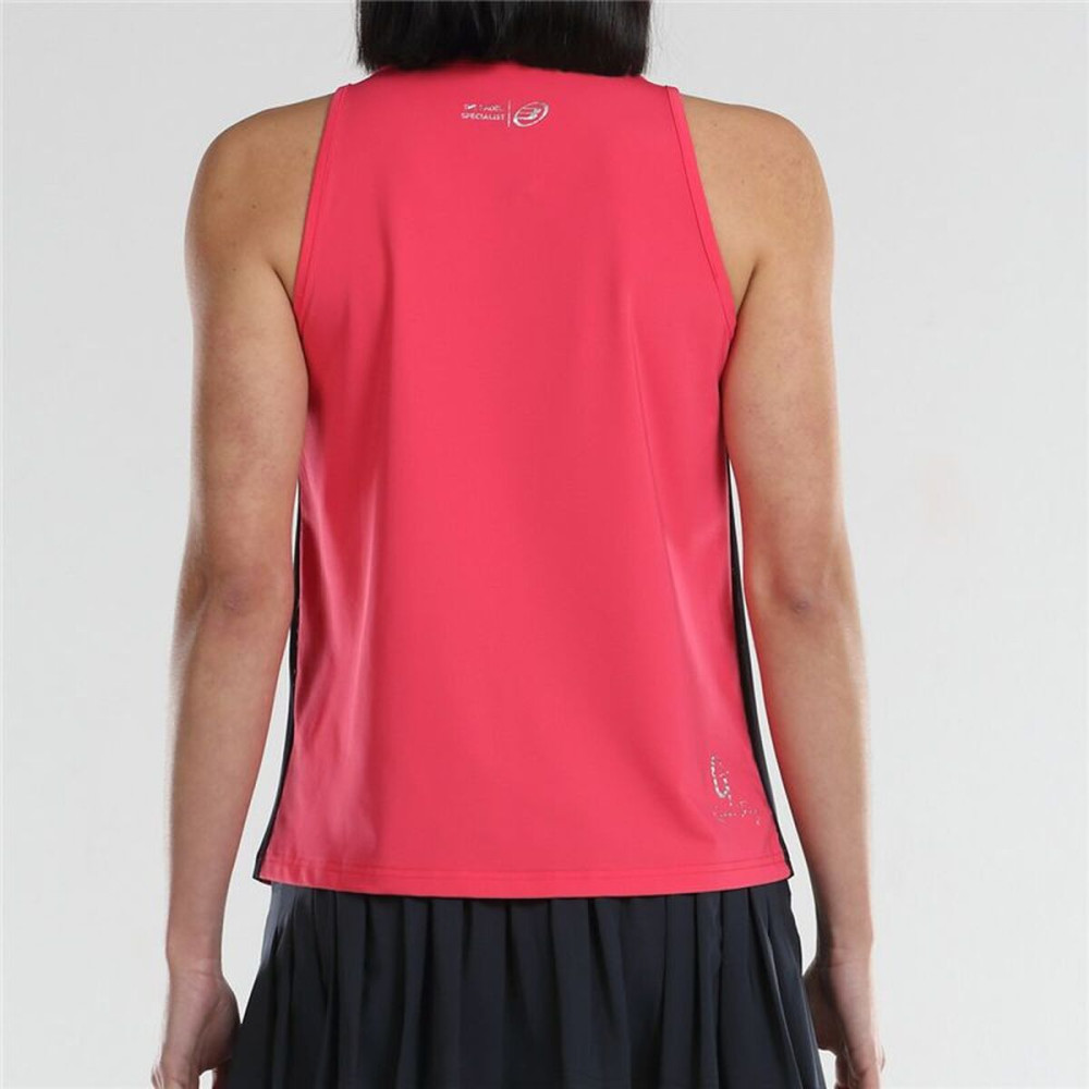 Women's Sleeveless T-shirt Bullpadel Unase Crimson Red