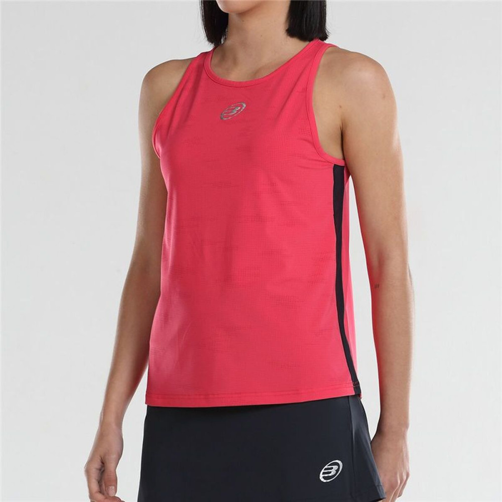 Women's Sleeveless T-shirt Bullpadel Unase Crimson Red