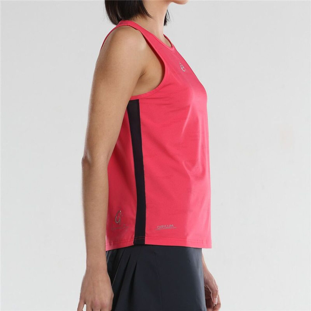 Women's Sleeveless T-shirt Bullpadel Unase Crimson Red