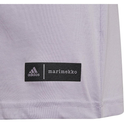 Child's Short Sleeve T-Shirt Adidas Marimekko  Plum