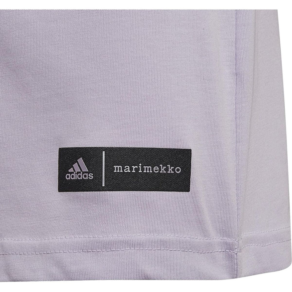 Child's Short Sleeve T-Shirt Adidas Marimekko  Plum