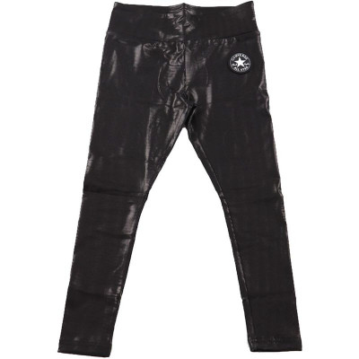 Sports Leggings for Children Converse High Rise Shine Black