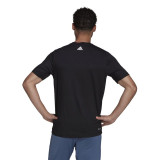 Men’s Short Sleeve T-Shirt Adidas Big Badge Black