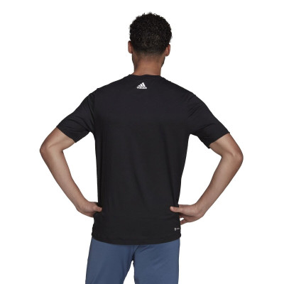 Men’s Short Sleeve T-Shirt Adidas Big Badge Black