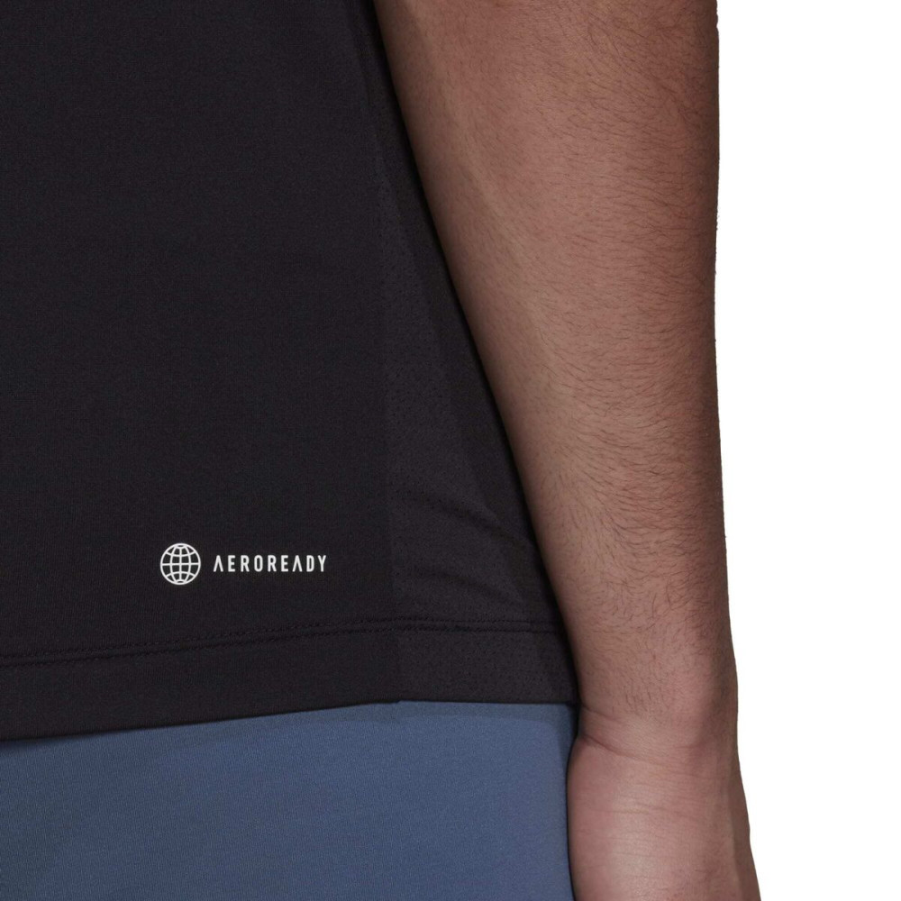 Men’s Short Sleeve T-Shirt Adidas Big Badge Black