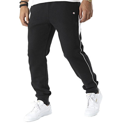 Long Sports Trousers Champion Rib Cuff Black Men