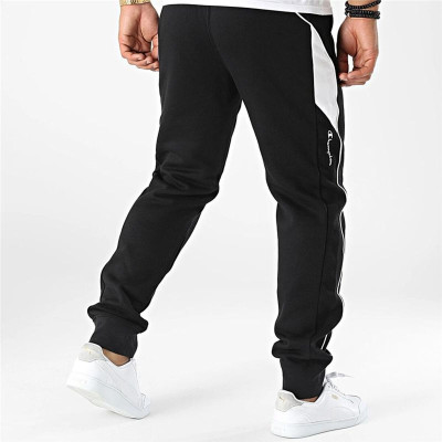 Long Sports Trousers Champion Rib Cuff Black Men